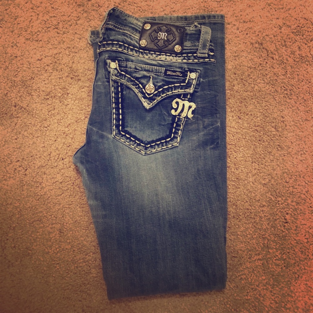 Boot cut miss me’s size 29